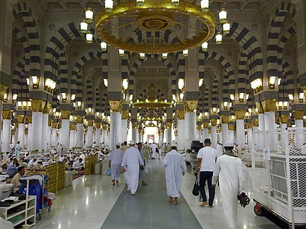 Masjed Nabawi interior