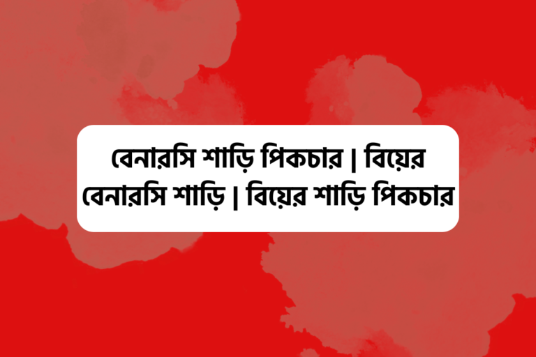 বেনারসি শাড়ি পিকচার | বিয়ের বেনারসি শাড়ি | বিয়ের শাড়ি পিকচার